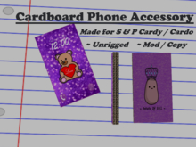 ~ Potato of Evil ~ Cardy / Cardo - Cardboard Phone - Lovely Teddy