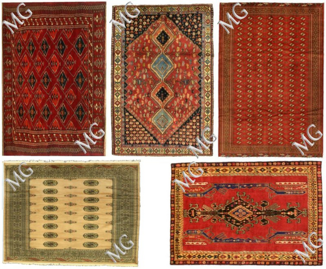 MG - Set of 5 Oriental Carpets 5