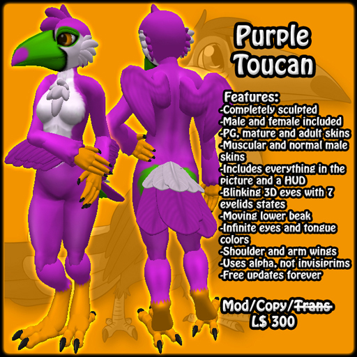 *R!* Purple Toucan