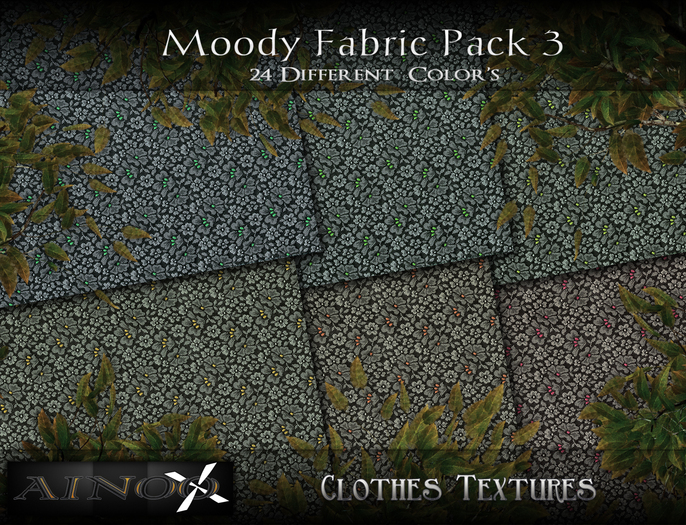 - Moody Fabric- Pack 3