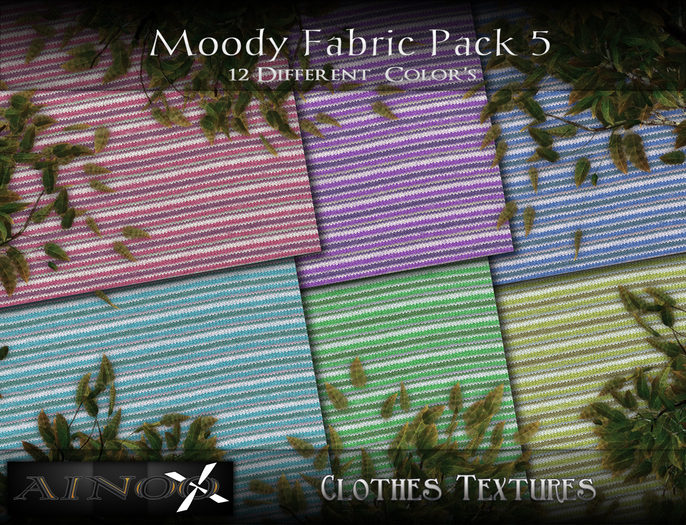 - Moody Fabric- Pack 5
