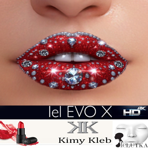 EVOX red Lips with "Diamonds"