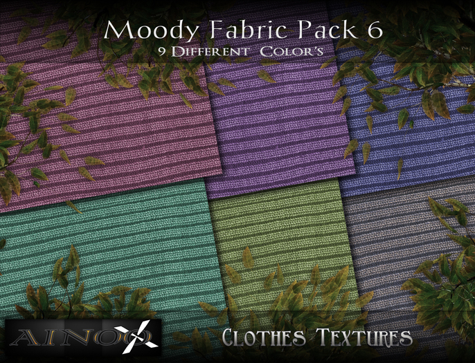 - Moody Fabric- Pack 6