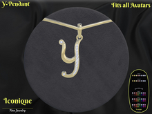 Pendant-Initials-Y  - Jewelry Box