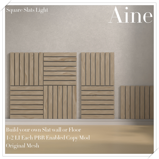 Aine - Square slats Light (ADD)