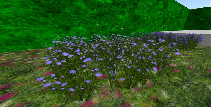 ALMOST FREE! WHIMSY 1 PRIM LT BLUE "FAIRY LIGHTS" FANTASY FLOWERS-COPYMOD