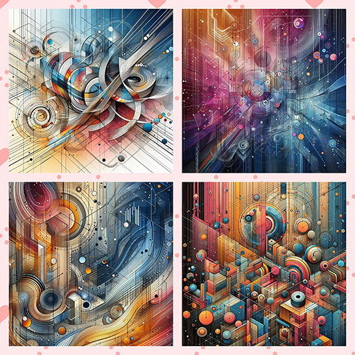 {PIXEL POP!}  Abstract Backdrops