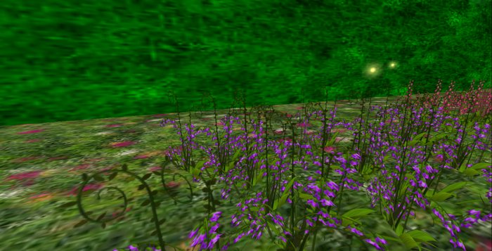 ALMOST FREE! WHIMSY LILAC TWIRL BELL "FAIRY LIGHTS" FANTASY FLOWERS-COPYMOD