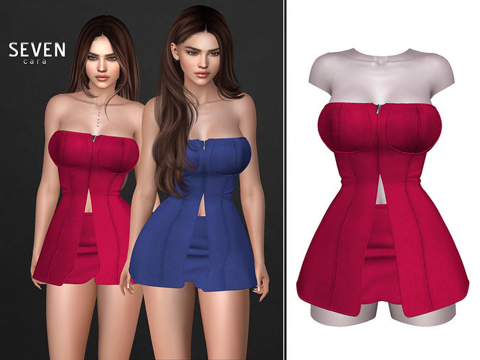 SEVEN - Cara OUTFIT (red)