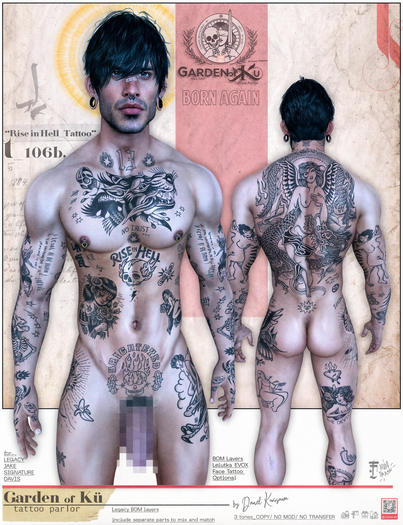 Tattoo "Rise in Hell" by GoK