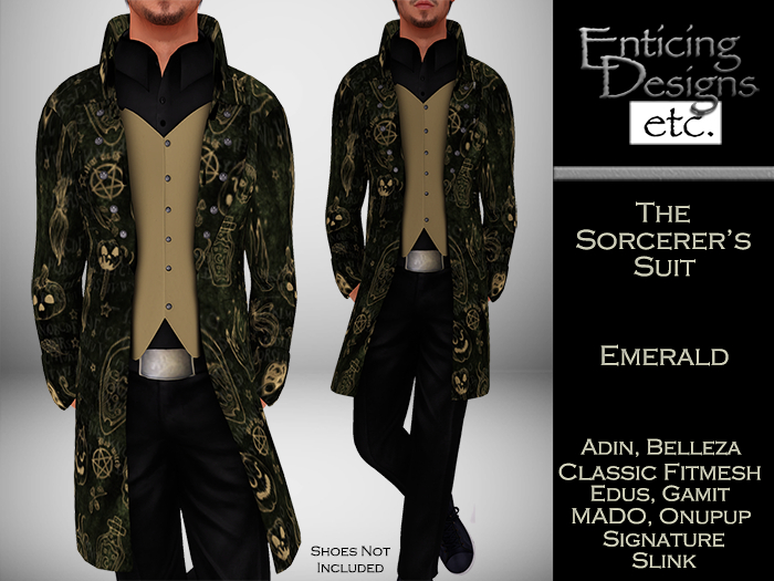 *ED Sorcerer's Suit Emerald