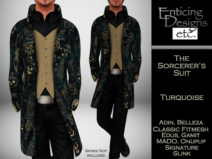 *ED Sorcerer's Suit Turquoise