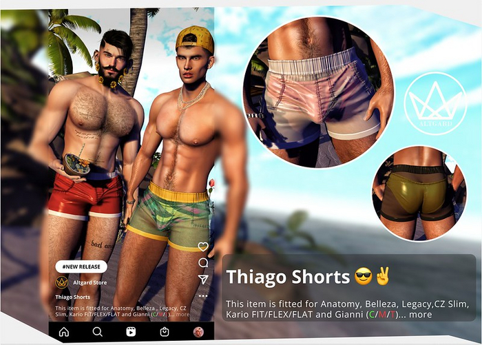 ALTGARD - Thiago Shorts FATPACK