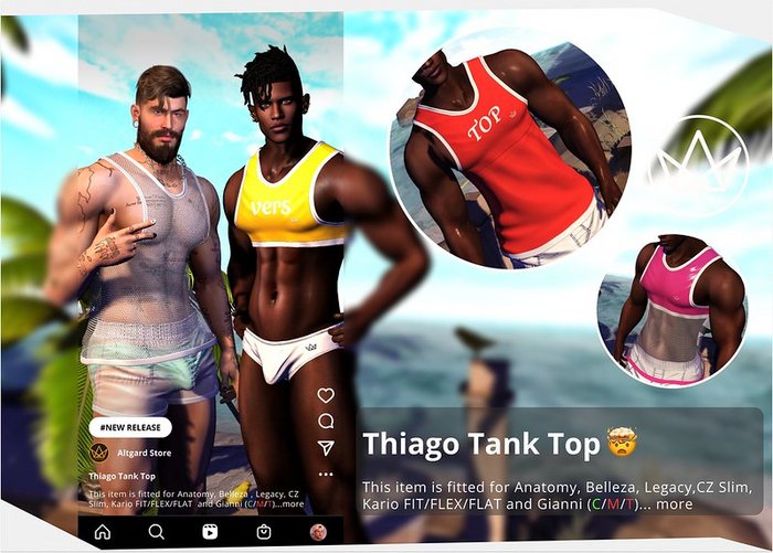 ALTGARD - Thiago Tank Top FATPACK