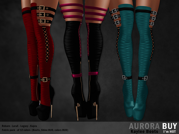 AURORA Kaylee Boots Fabric