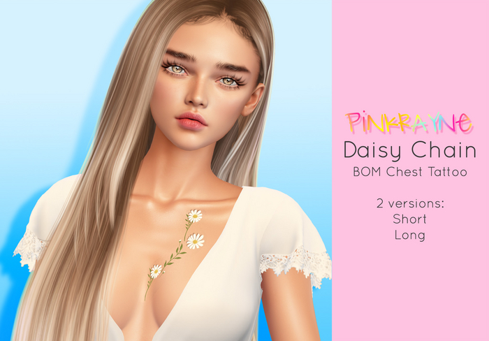 PinkRayne BOM Daisy Chain Tattoo DEMO