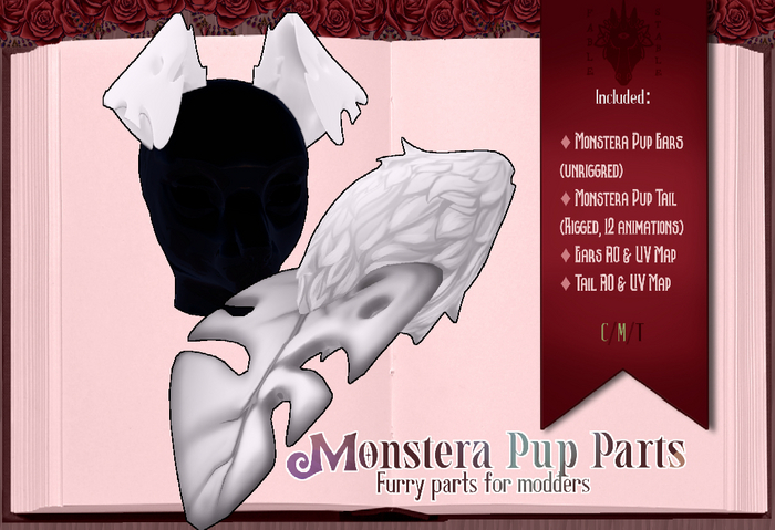 ;FS; MONSTERA PUP PARTS - For Modders (Add to Unpack!)