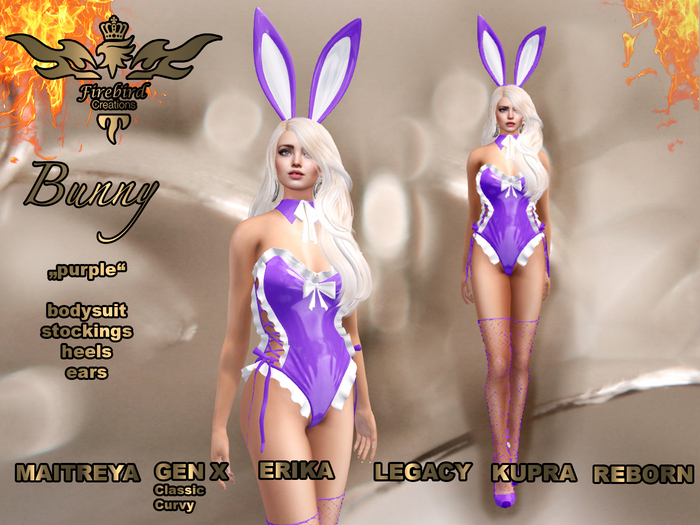 Firebird Bunny Purple