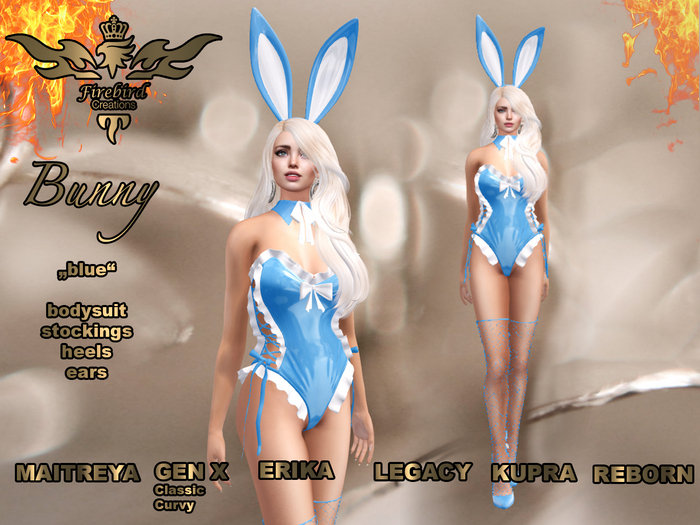 Firebird Bunny Blue