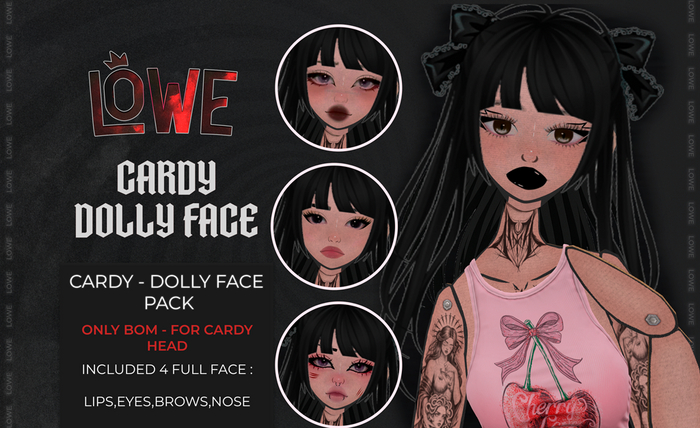 ! Lowe - Cardy - Dolly Face