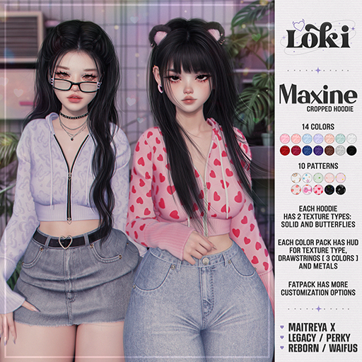 Loki - Maxine Cropped Hoodie - FATPACK