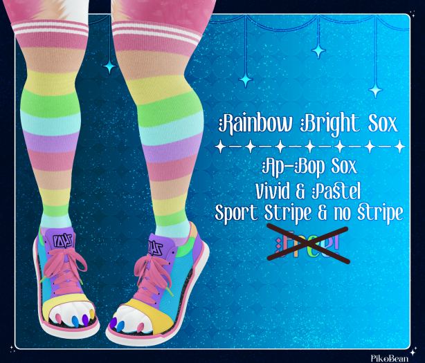 {MP} - Rainbow Bright - Bop Sox