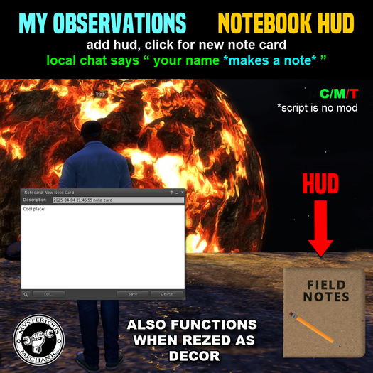 Notebook HUD 