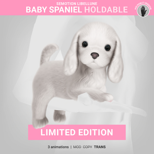 SEmotion Libellune Baby Spaniel Holdable LIMITED