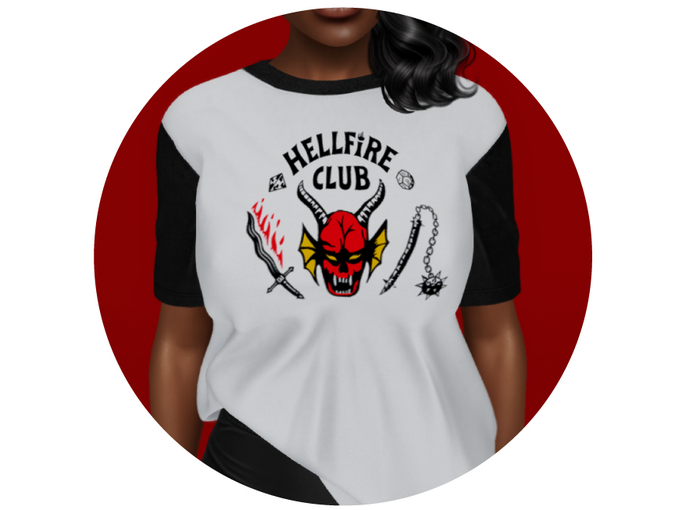 P :: HELLFIRE SHIRT F / WHITE
