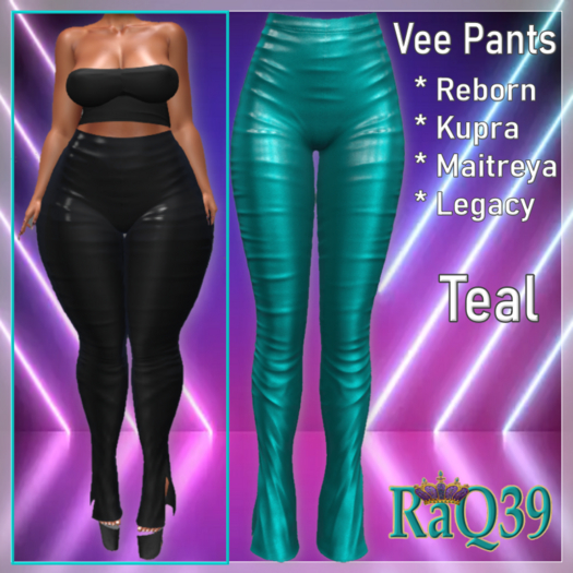 [R39] Vee Pants-Teal