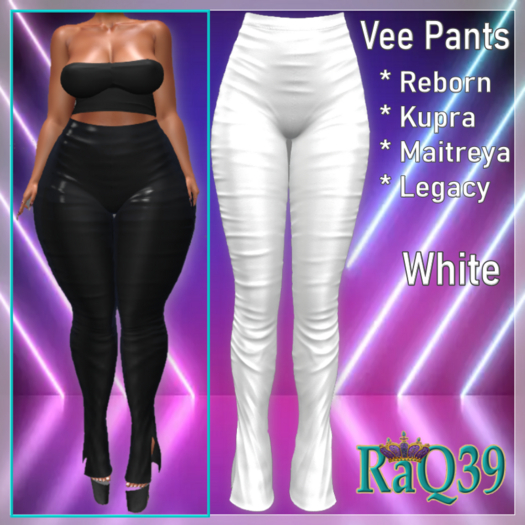 [R39] Vee Pants-White