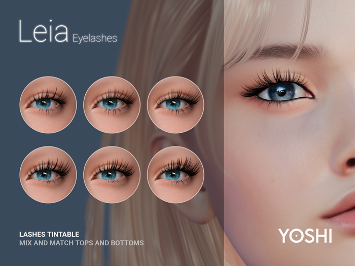 YOSHI - Leia Eyelashes - LELUTKA - Pack