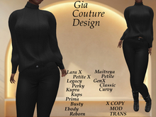 "GCD" Amena Knit Sweater Black