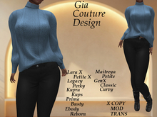 "GCD" Amena Knit Sweater Blue