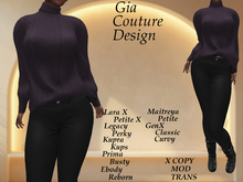 "GCD" Amena Knit Sweater Purple