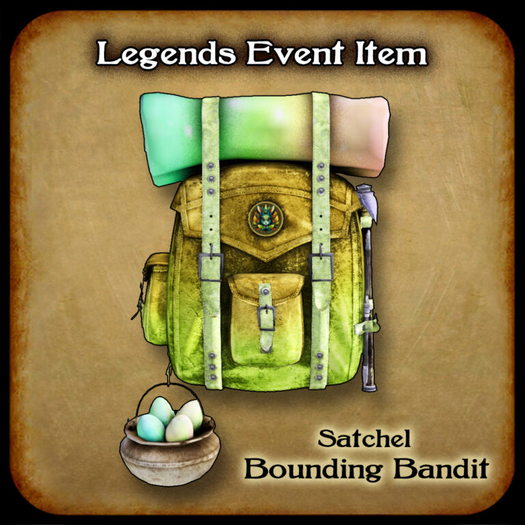 Legends Satchel - Bounding Bandit BACKPACK