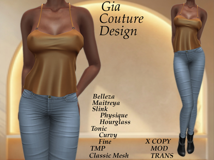 "GCD" Angela Cami Orange