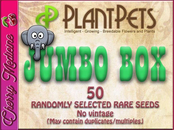Plantpet Jumbo Box - 50 Rares