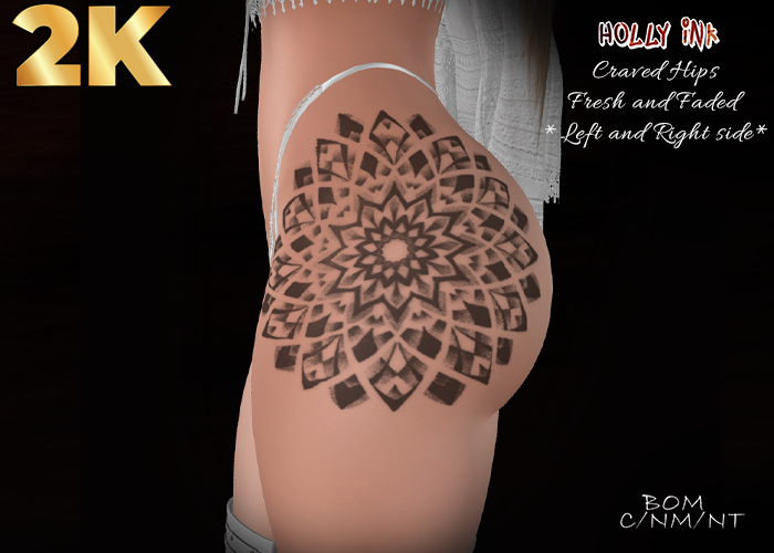 Holly Ink - Craved Hips 2K BOM tattoo