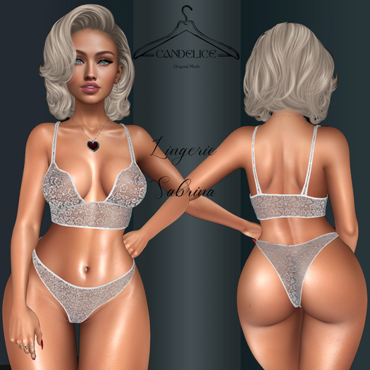 Add me - Reborn - Lingerie Sabrina Lace White