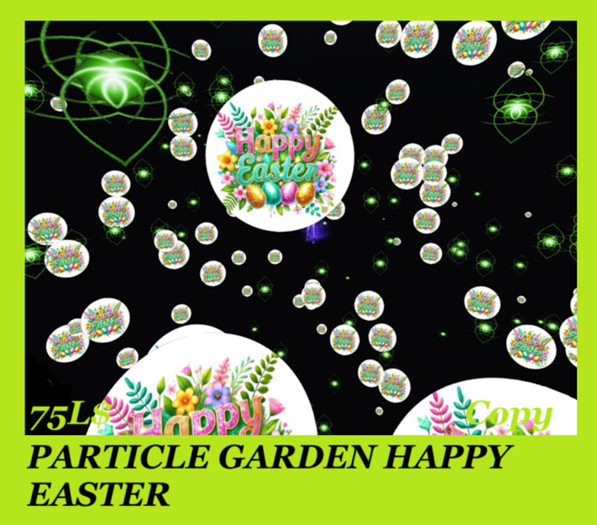 PARTICLE MAGIC GARDEN HAPPY EASTER