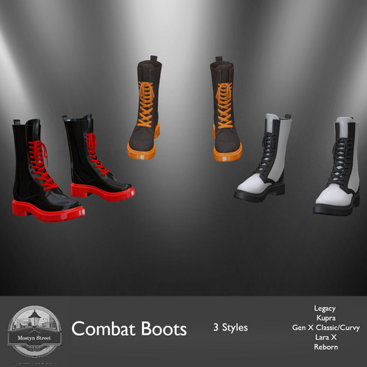 Mostyn St - Combat Boots