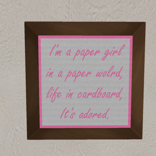 MV's Paper Girl Art