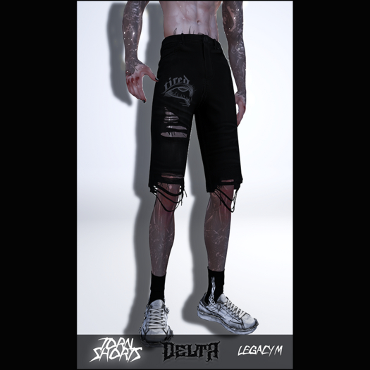 [DELTA] TORN SHORTS