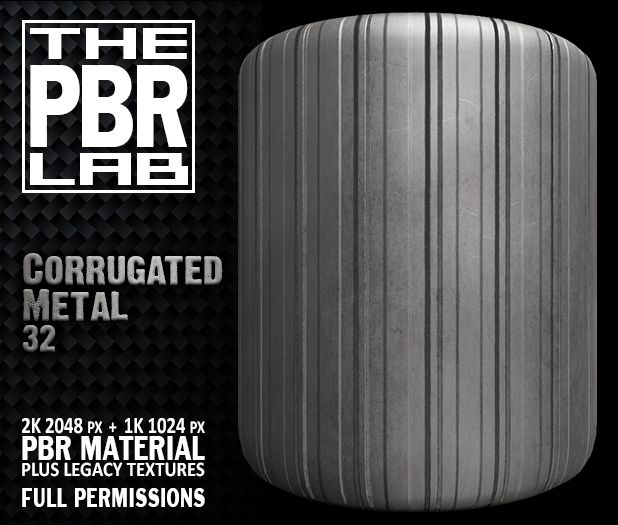 The PBR Lab - Corrugated Metal 32