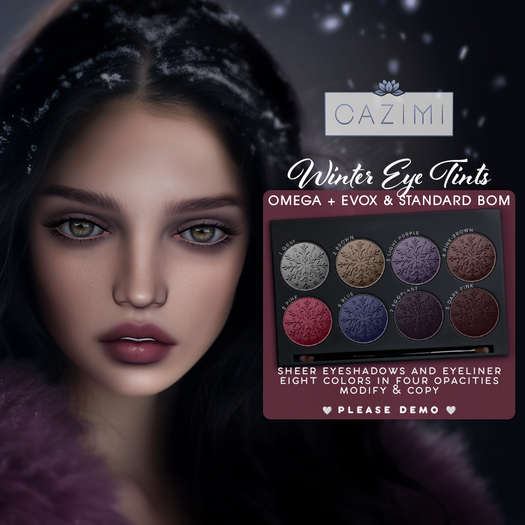 CAZIMI: Winter Eyeshadow Tints