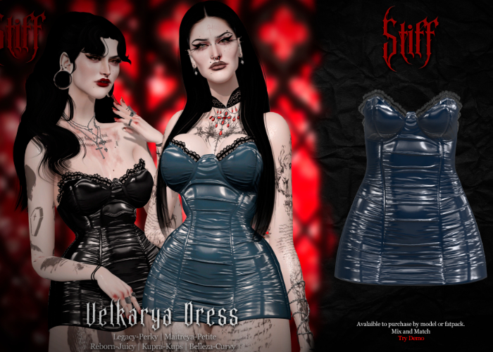 Stiff - Velkarya Dress - Azura