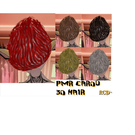 3D HAIR COLLECTION CARDO( For PMR cardboard fun