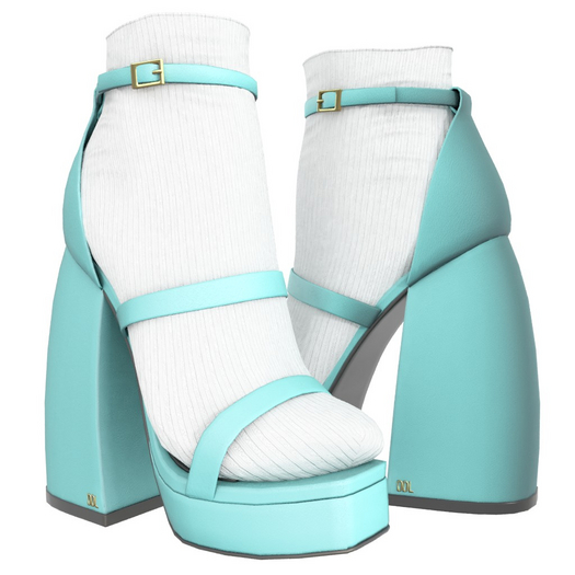 [DDL] Tarot (Aqua)  (Sandals)