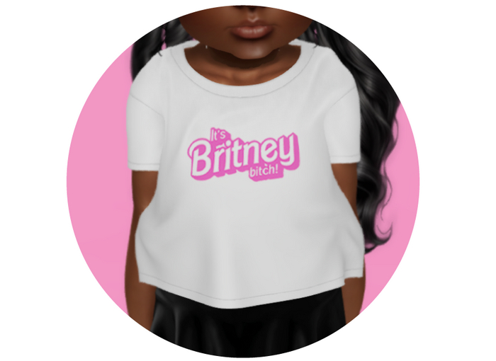 P :: BRITNY SHIRT TD-BB-LB / WHITE